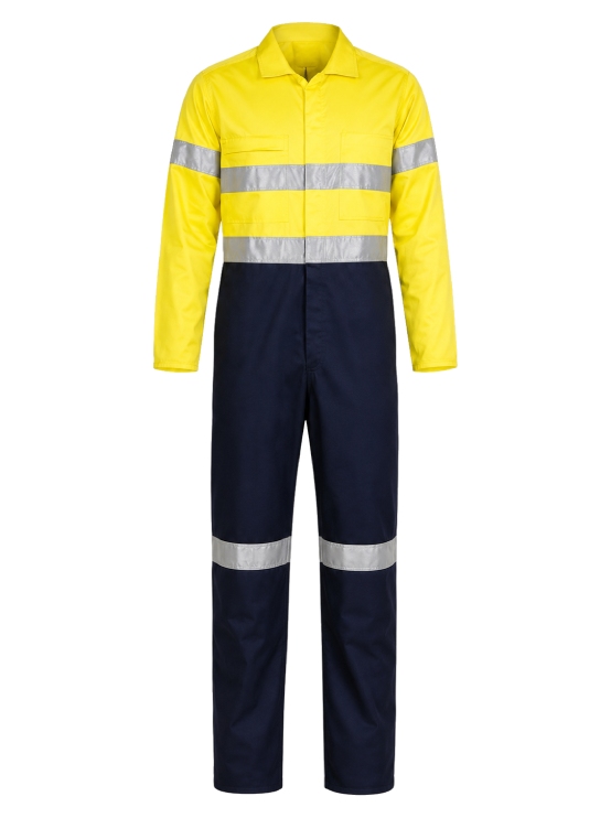 Two Tone Hi Vis Lightweight Coveralls 3M Reflective Tape — Hi-Vis