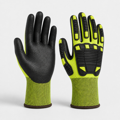 Hi-Vis Impact Protection Gloves — Gloves