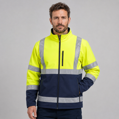 Men’s Hi-Vis Softshell Jacket — Hi-Vis Jackets