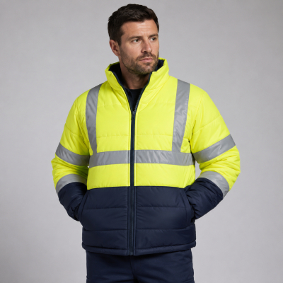 Men’s Hi-Vis Puffer Jacket — Hi-Vis Jackets