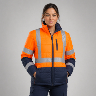 Women’s Hi-Vis Puffer Jacket — Hi-Vis Jackets