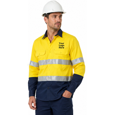 Yellow Long Sleeve Work Shirt — Day Shirts