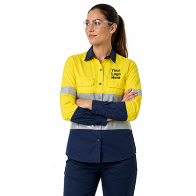 Women’s Yellow Reflective Day Shirt — Day Shirts