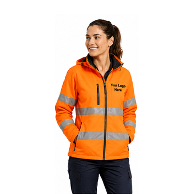 Women’s Orange Reflective Jacket — Jackets