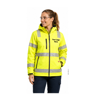 Premium Lime Winter Work Jacket — Jackets