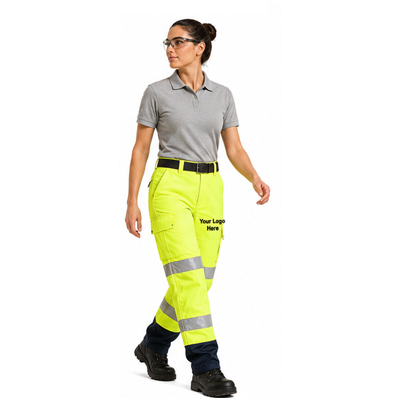 Women’s Lime Reflective Safety Pants — Pants