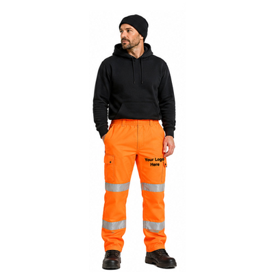 Orange Black Hi-Vis Work Pants — Pants
