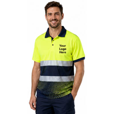 Modern Gradient Hi-Vis Polo — Polos