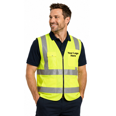 Classic Lime Hi-Vis Safety Vest — Vests