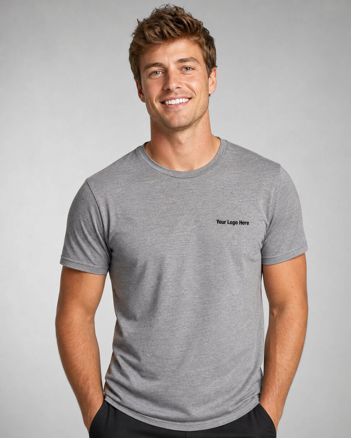 Light Grey Hospitality Bar Tee — Bar Tees