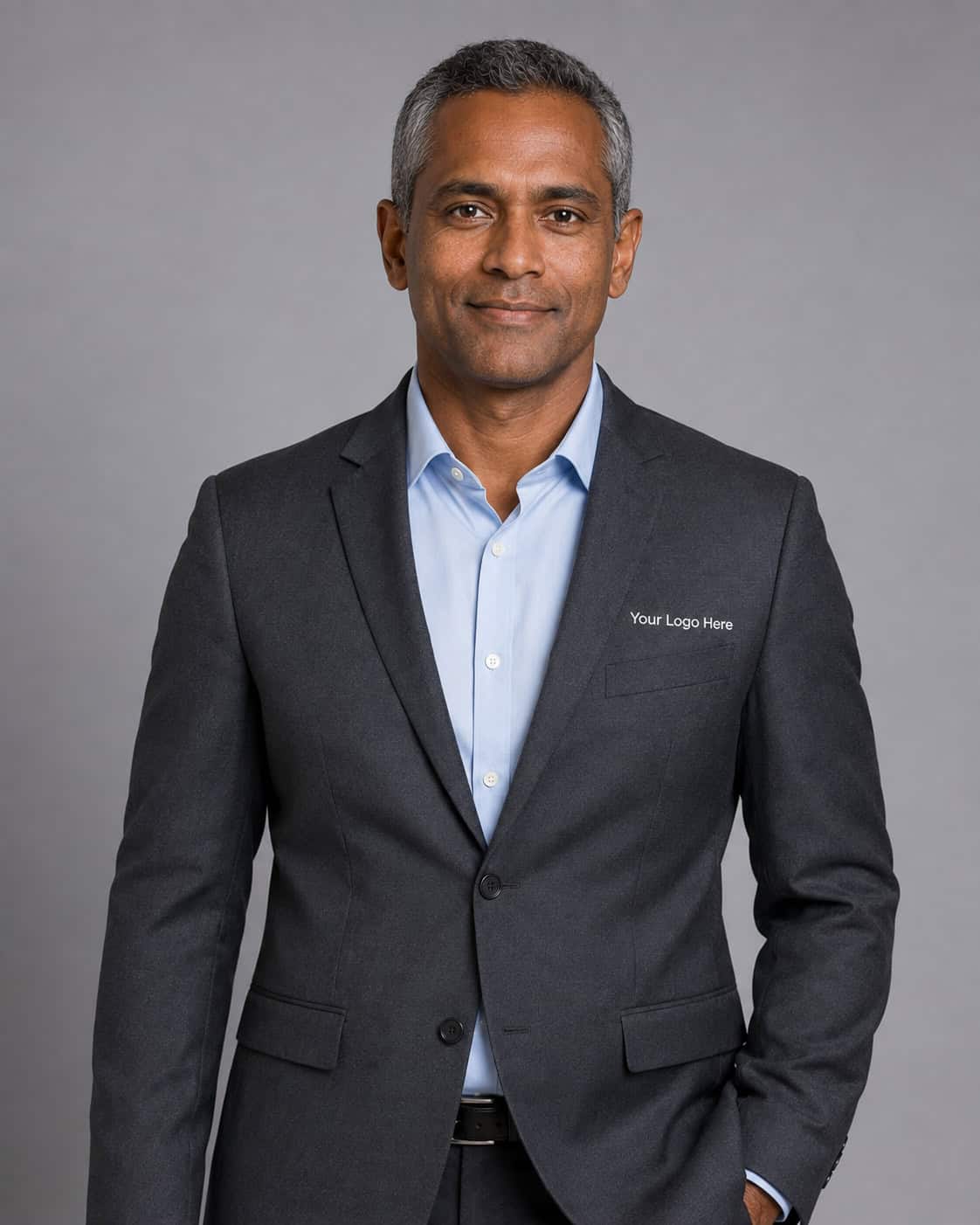 Charcoal Corporate Blazer – Men — Jackets & Vests
