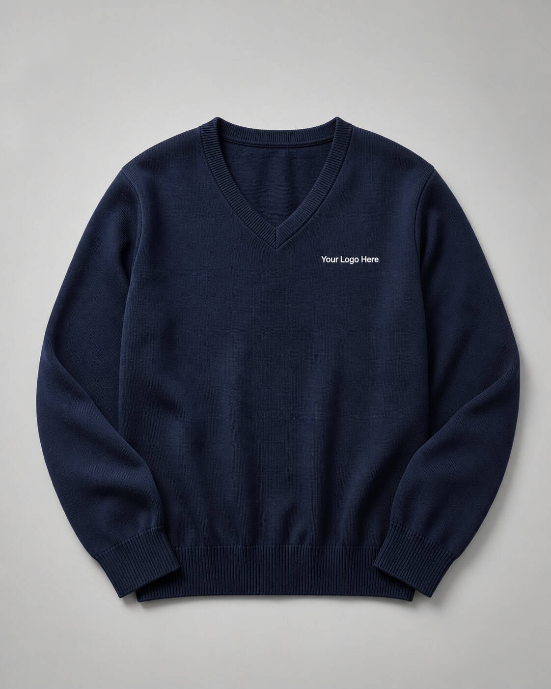 Navy V-Neck School Jumper — Jackets & Jumpers