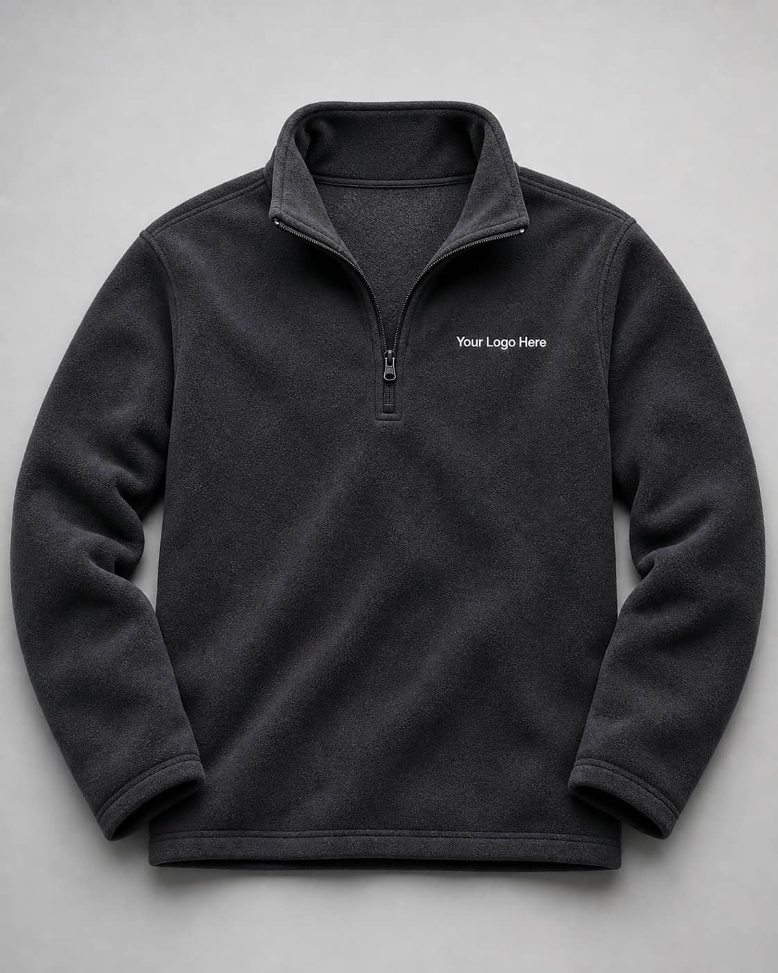 Charcoal Quarter-Zip School Jumper — Jackets & Jumpers