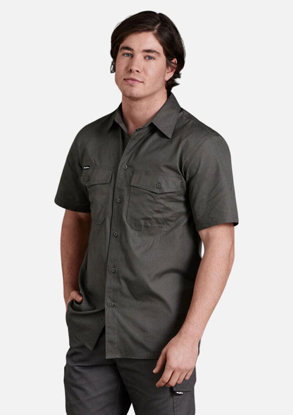 Workcool 2 Lightweight Ripstop Short Sleeve Work Shirt — Corporate