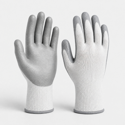 Light Grey Precision Work Gloves — Gloves
