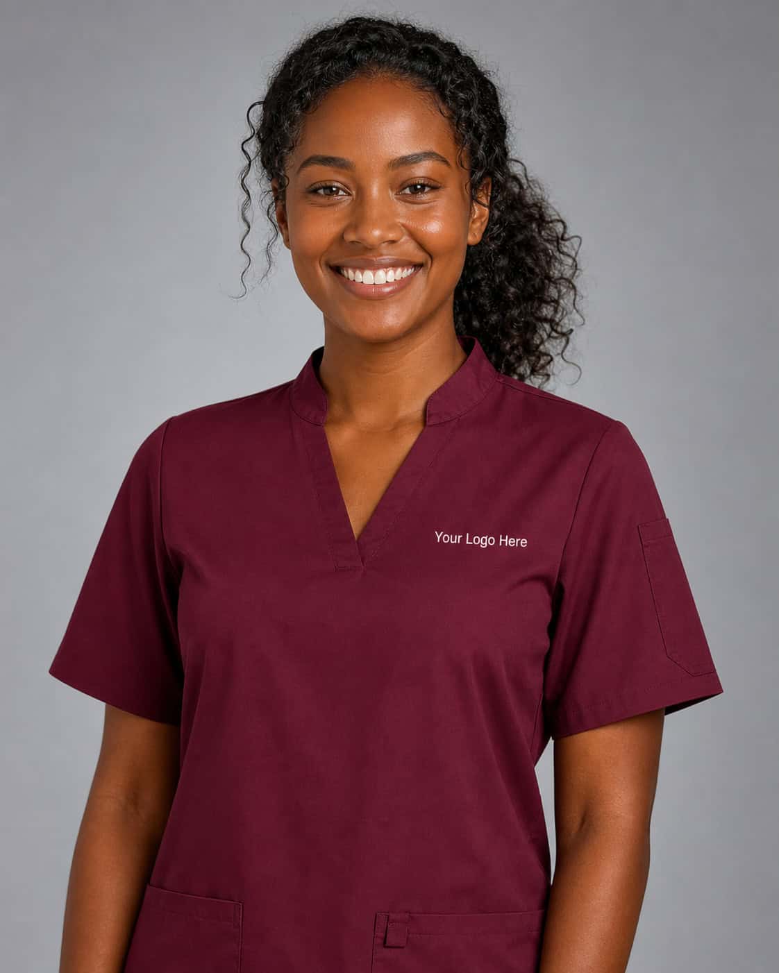Burgundy Medical Tunic — Medical Tunics
