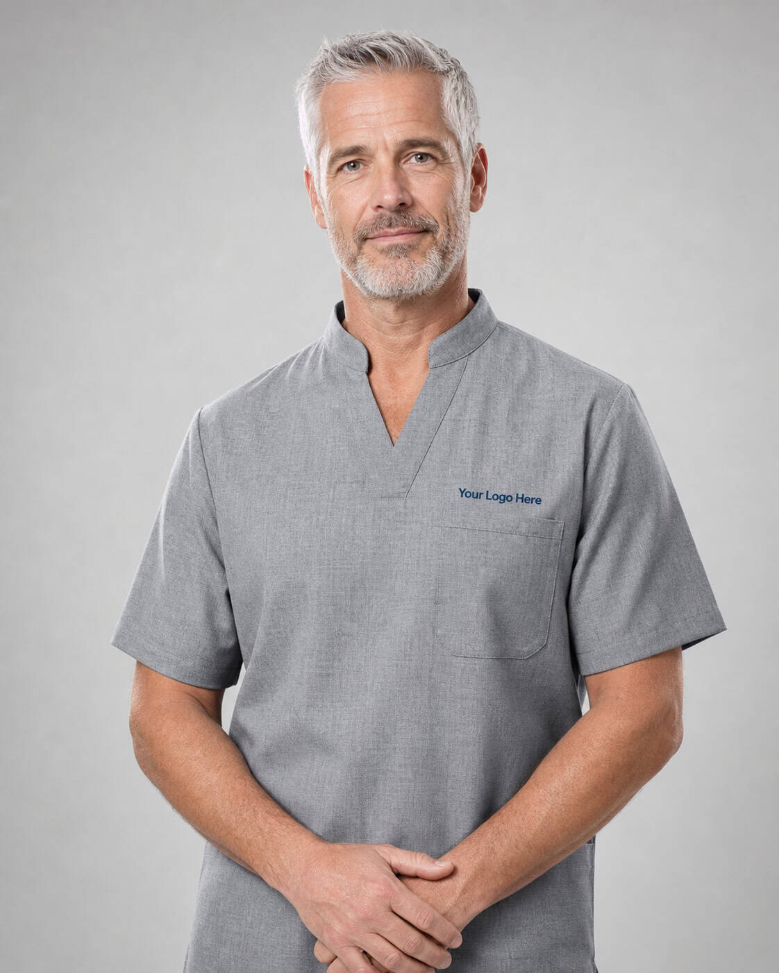 Light Grey Medical Tunic — Medical Tunics