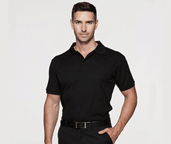 Mens Lachlan Polo — Stock Garments