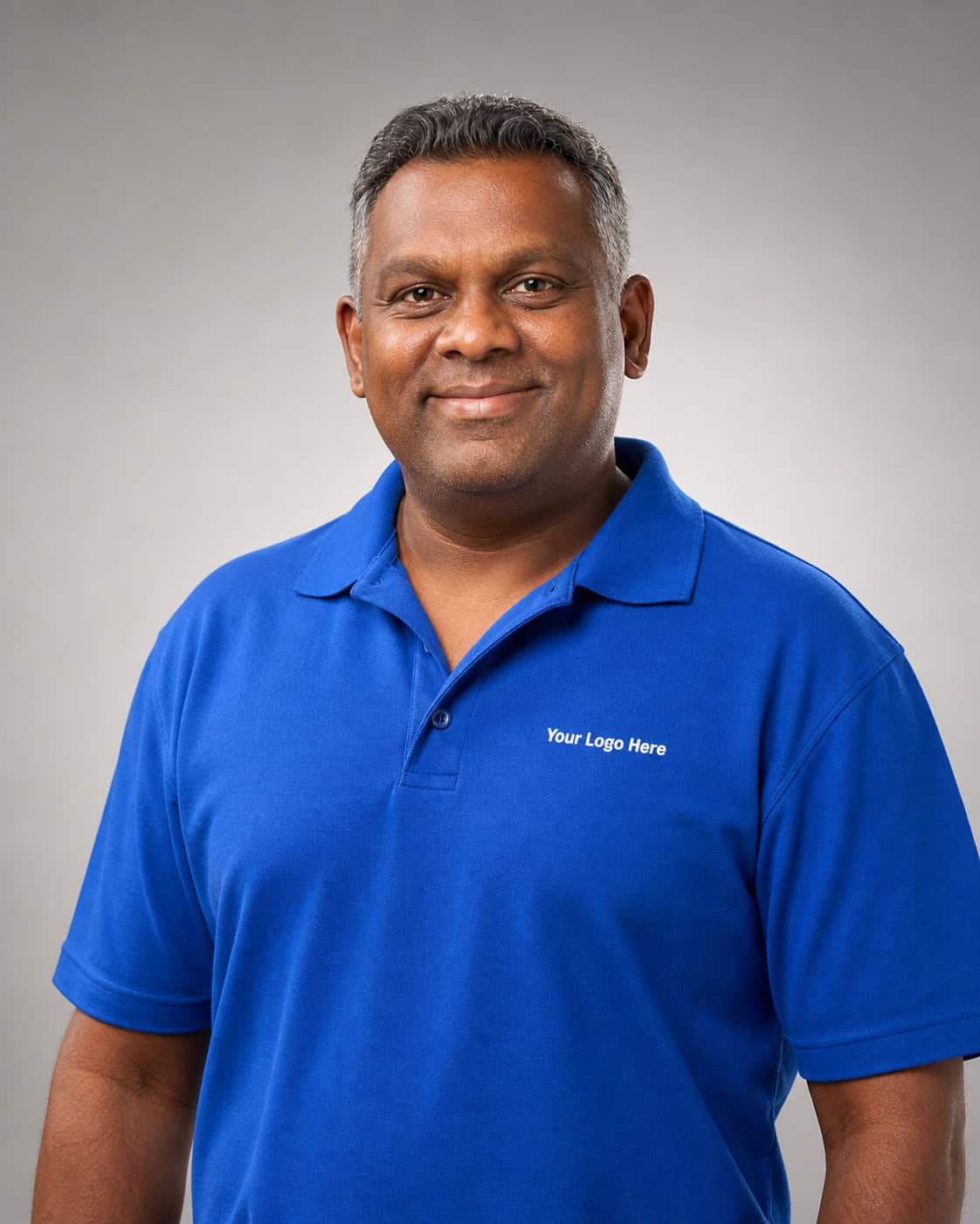 Royal Blue NDIS Worker Polo — Polos
