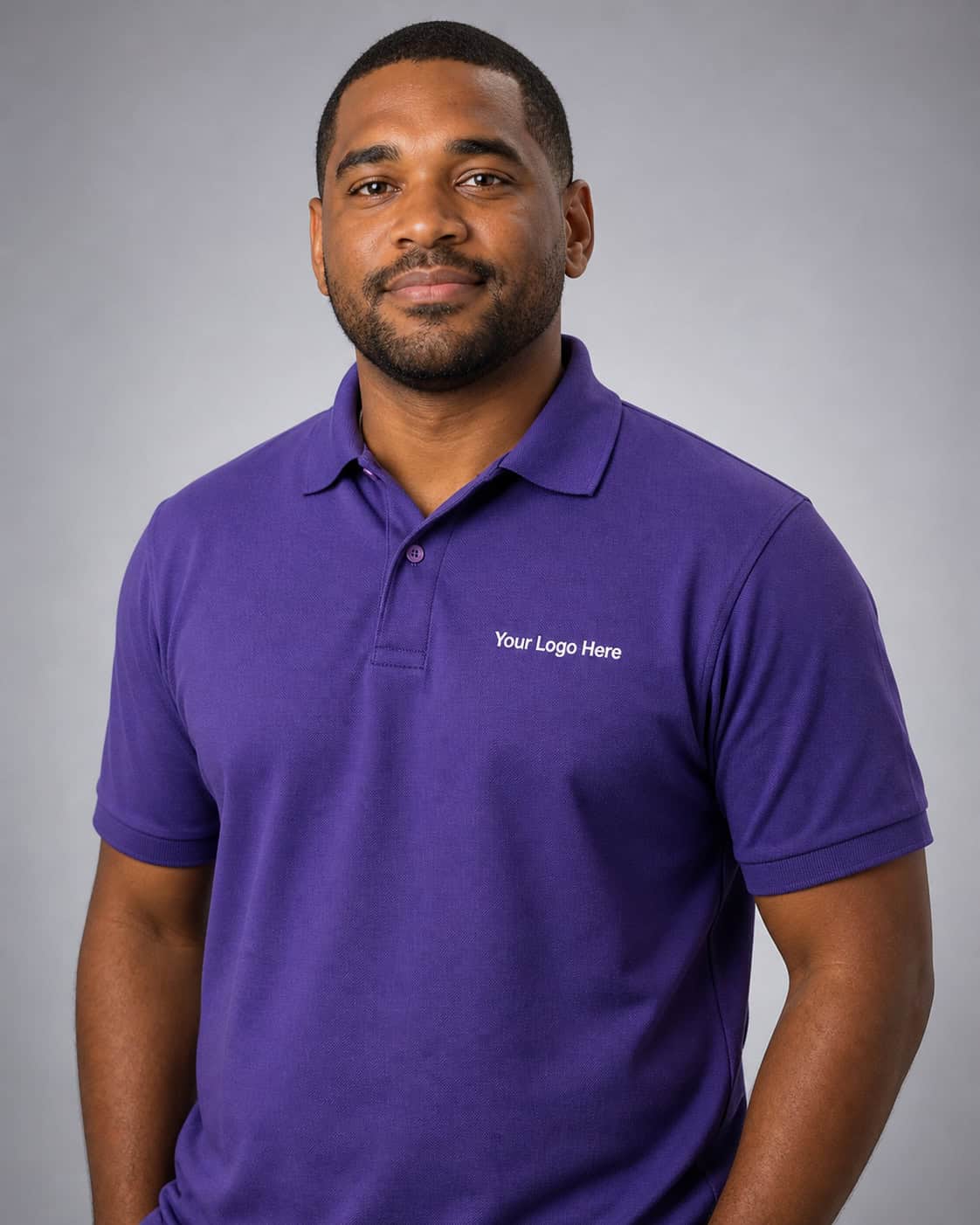 Purple NDIS Worker Polo — Polos