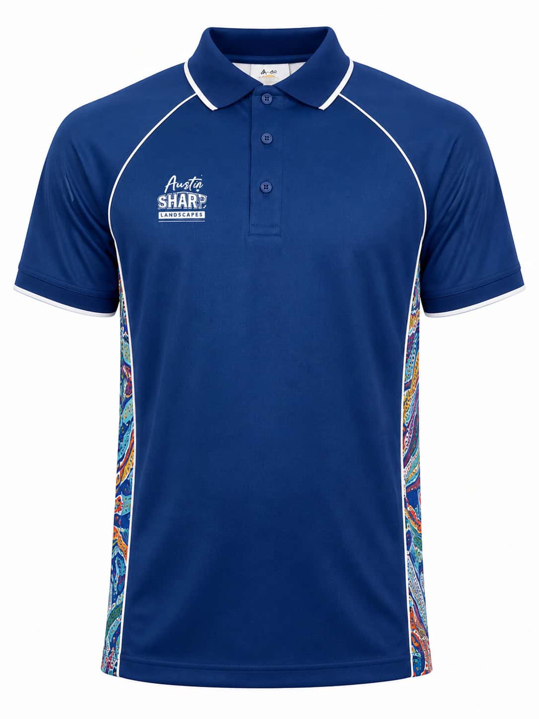 Unisex Navy Snazzy Polo — Polo