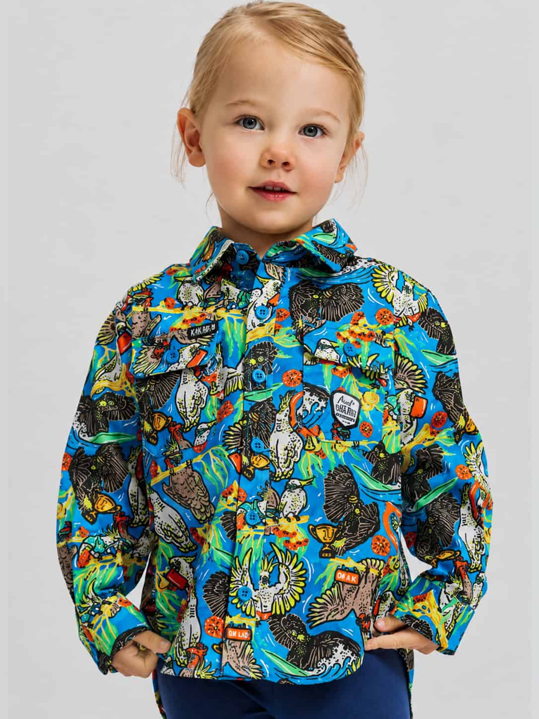 Kids Flock Around & Find Out Work Shirt — Polo