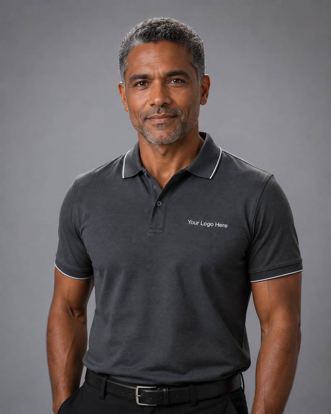 Charcoal Corporate Polo – Men — Corporate Polos