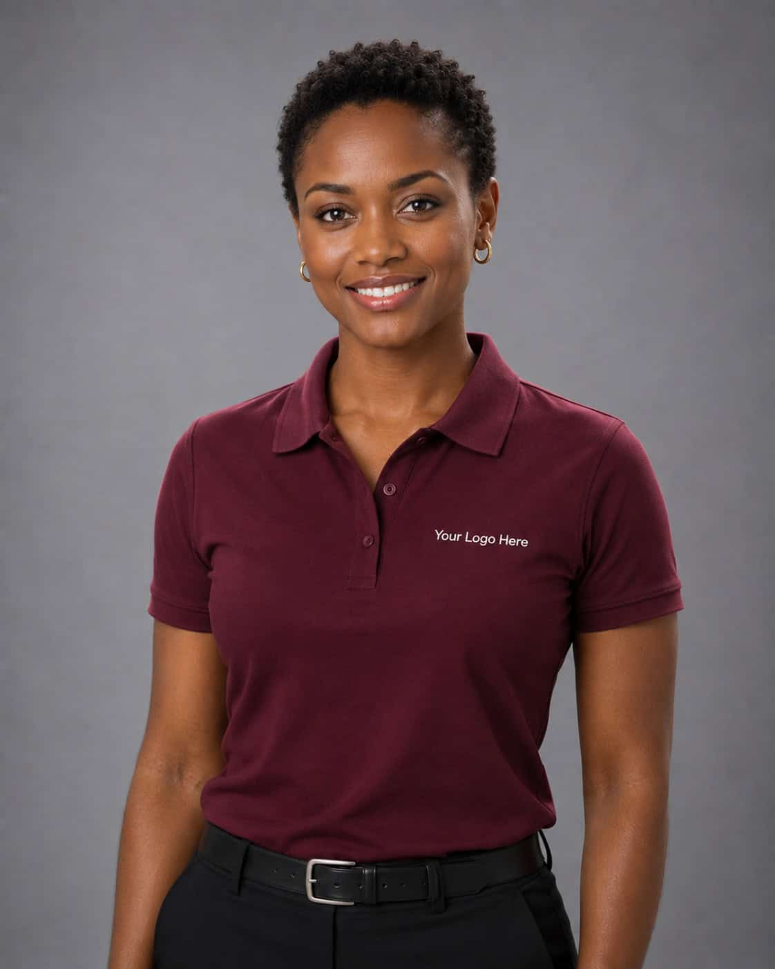 Burgundy Corporate Polo – Women — Corporate Polos