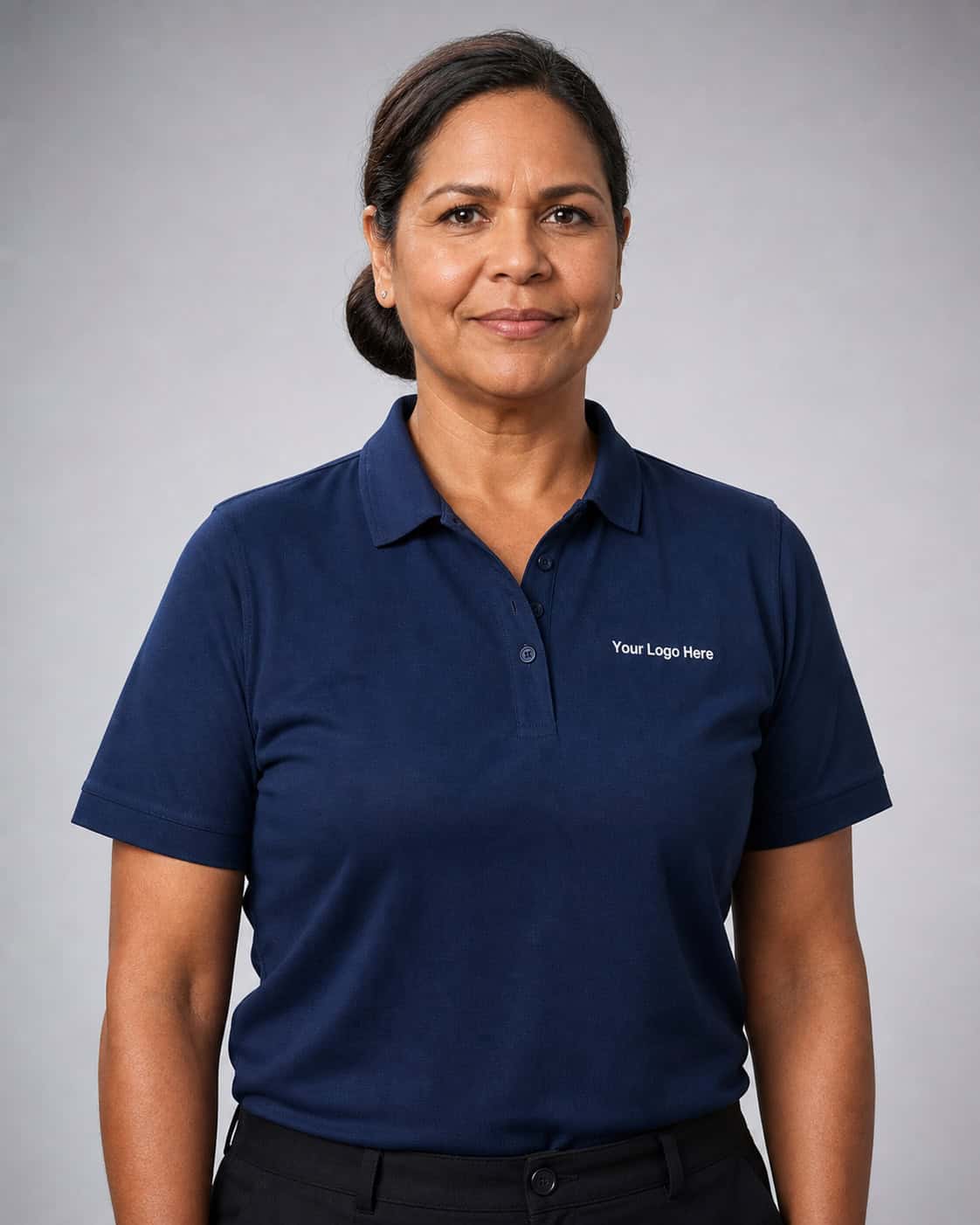 Navy Hospitality Polo – Women — Polos