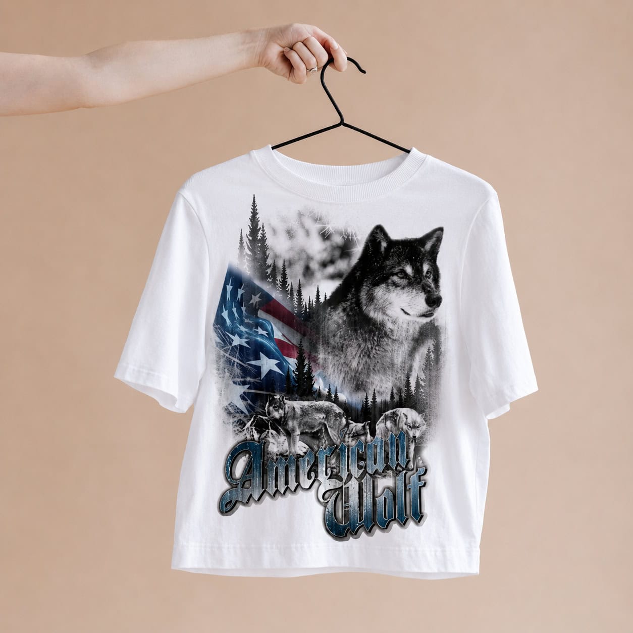 American Wolf Wilderness Graphic T-Shirt — Event Tees