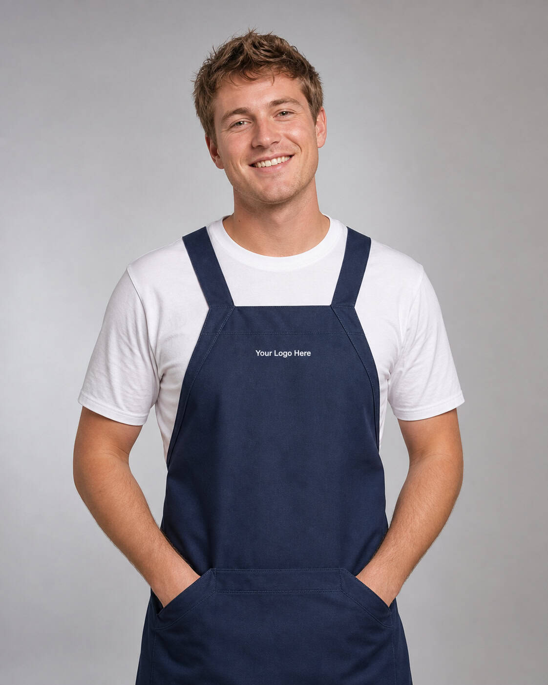Navy Retail Apron — Aprons