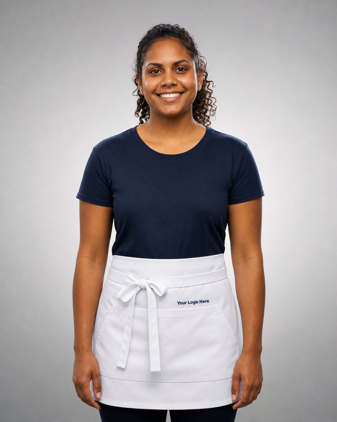 White Waist Retail Apron — Aprons