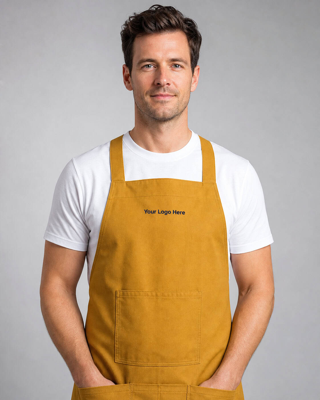 Mustard Retail Apron — Aprons
