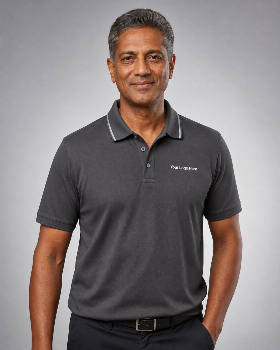 Charcoal Retail Polo — Polos