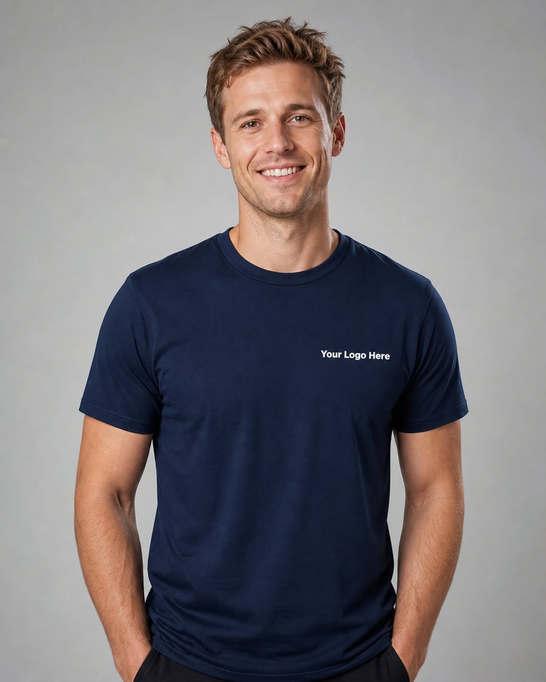 Navy Retail Tee — Tees