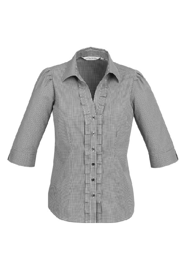 Womens Edge 3/4 Sleeve Shirt — Corporate