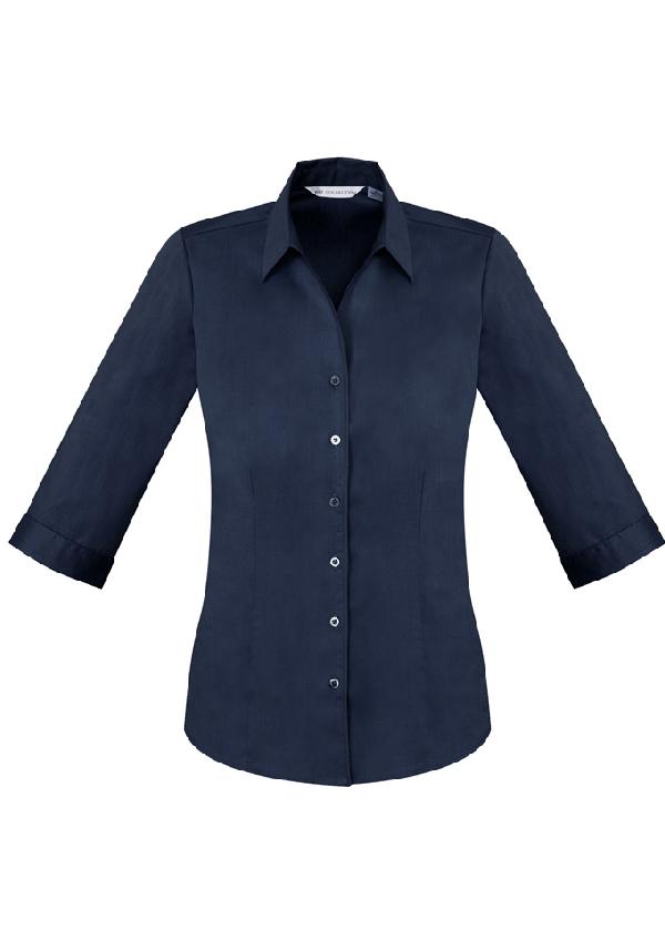 Womens Monaco 3/4 Sleeve Shirt — Corporate