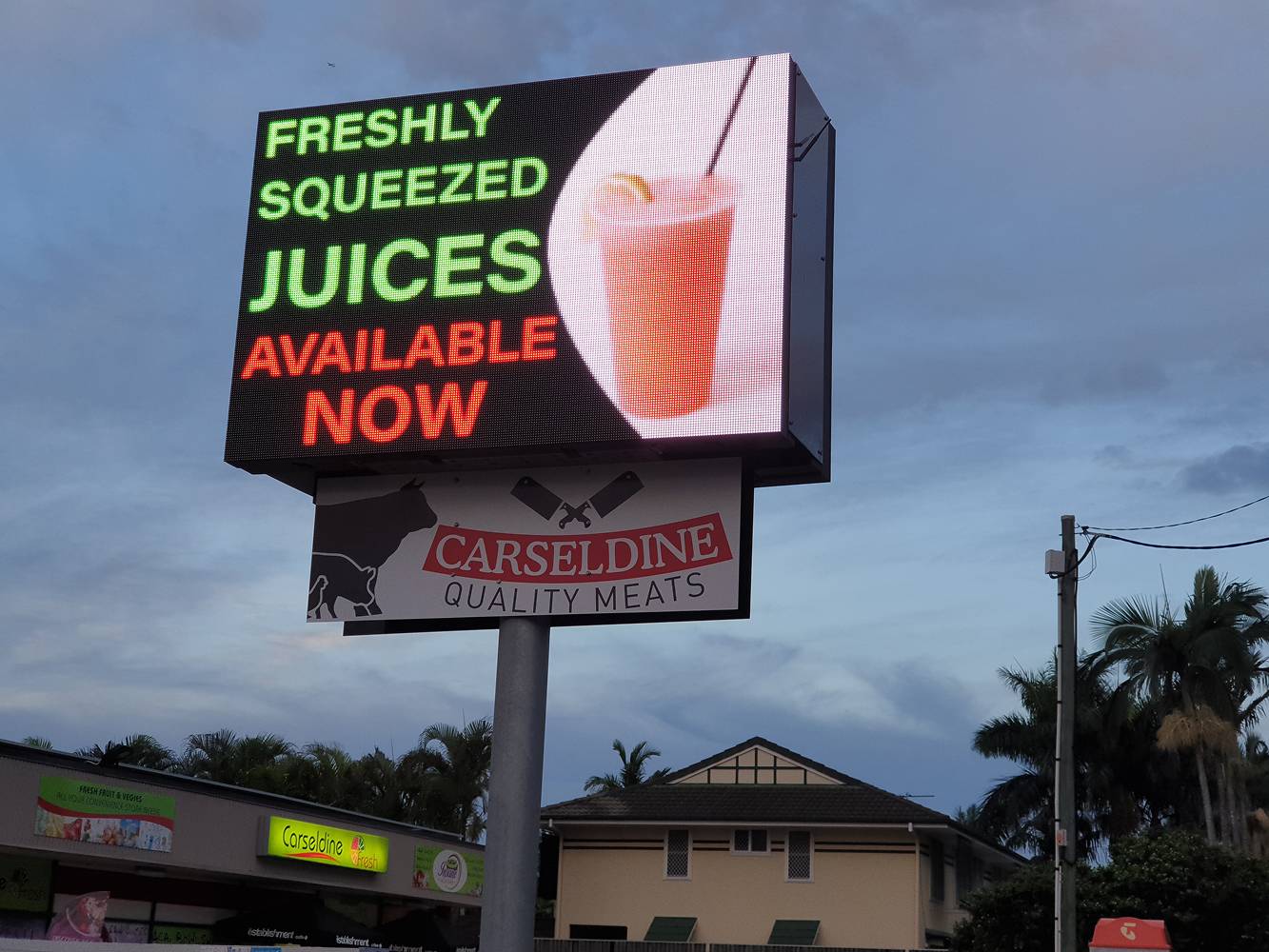 Small Fixed LED Signs — Site Signage