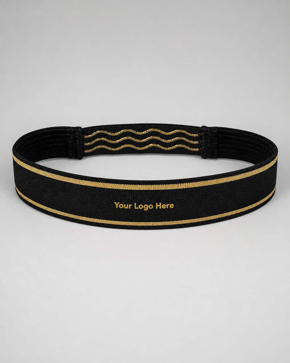 Black & Gold Sports Headband — Socks & Accessories
