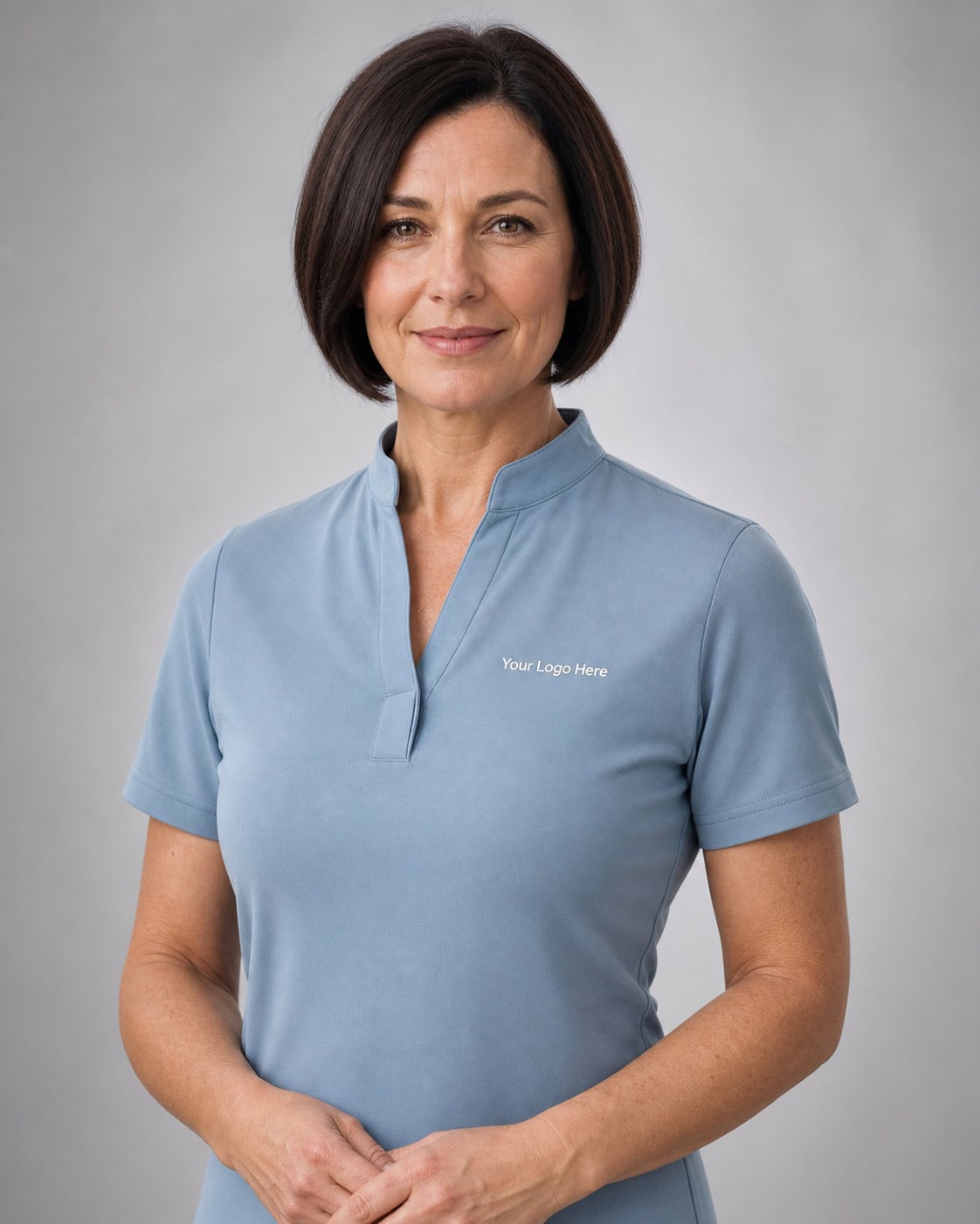 Sky Blue Spa & Beauty Polo — Polos