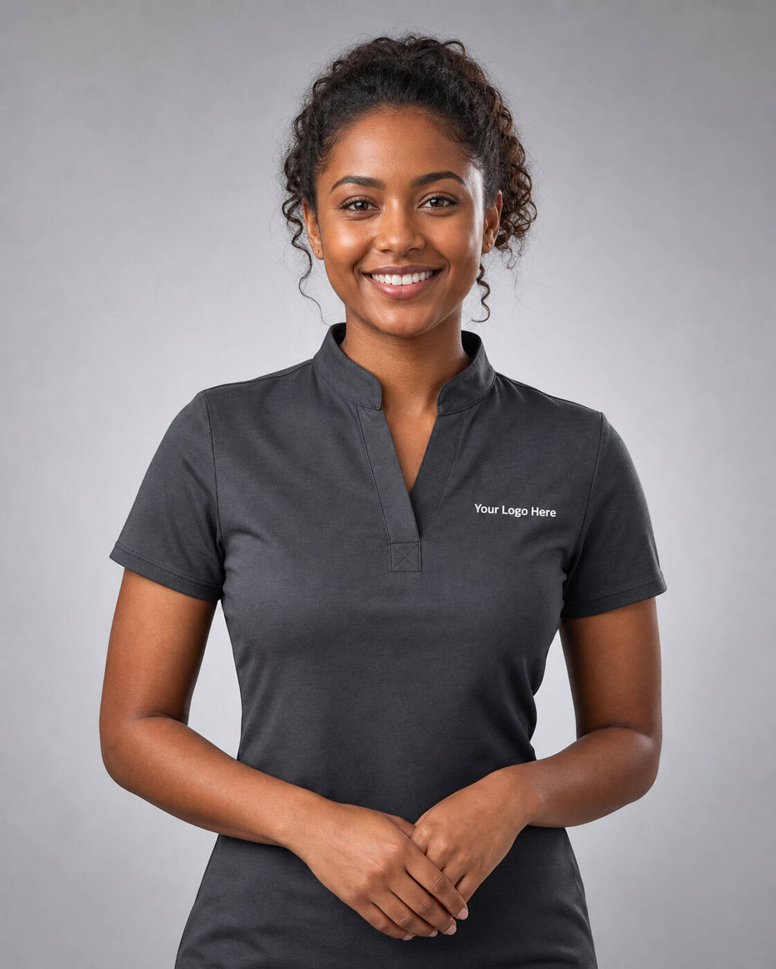 Charcoal Spa & Beauty Polo — Polos