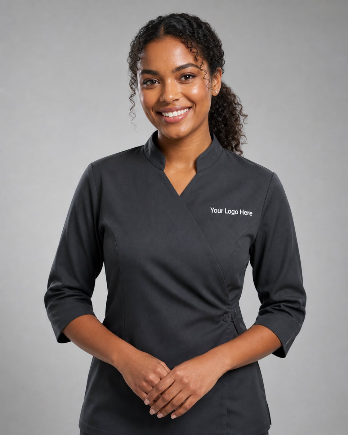 Black Spa & Beauty Tunic — Tunics