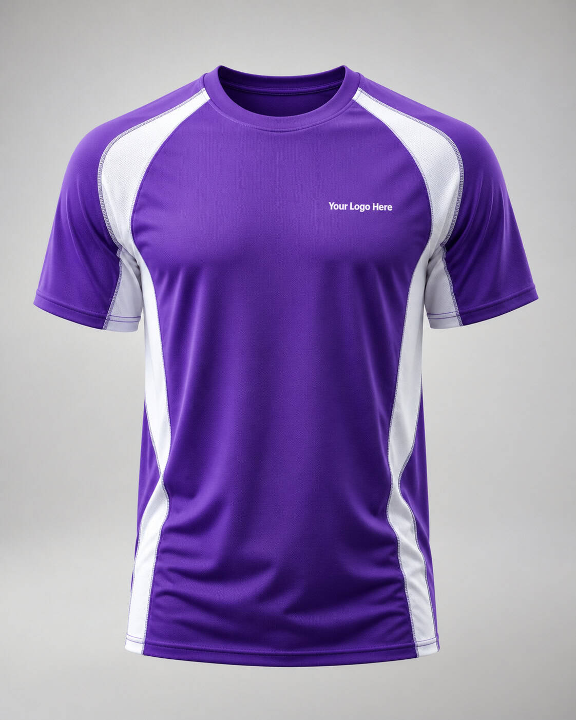 Purple Sports House Shirt with White Panels — Sports House Shirts