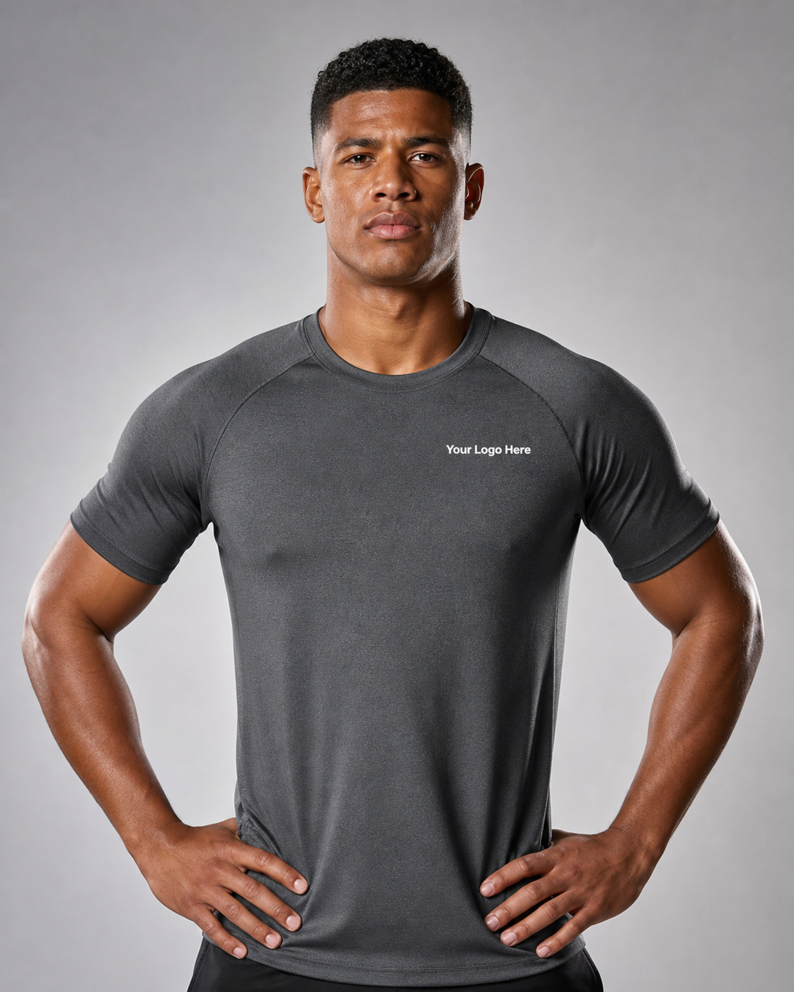Charcoal Performance Training Tee — Training Tees