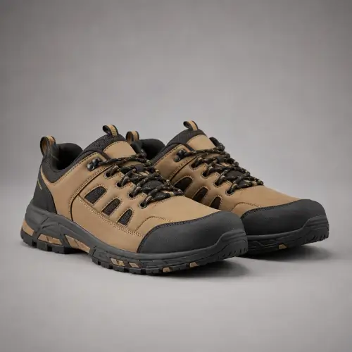 Tan Black Rugged Work Boots — Safety Joggers