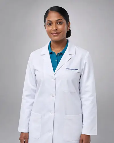 White Healthcare Lab Coat — Lab Coats