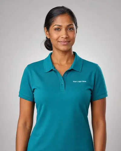 Teal Healthcare Polo — Polos