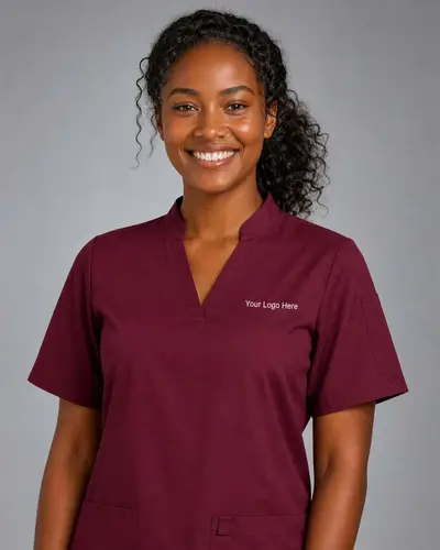 Burgundy Medical Tunic — Medical Tunics