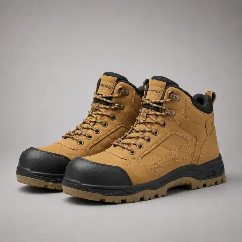 Womens Wheat Tan Lace-Up Work Boots — Womens Boots