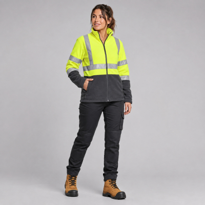 Women’s Hi-Vis Full-Zip Fleece — Fleece & Jumpers